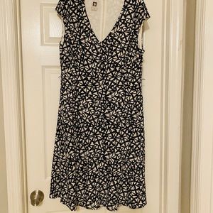 Beautiful tan and black dress